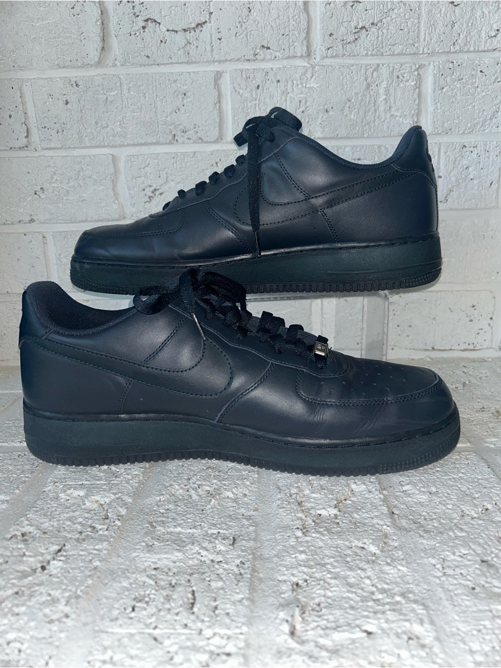 Nike Air Force 1 315122-442 Dark Obsidian Triple Navy Blue Men's Size 14 Low